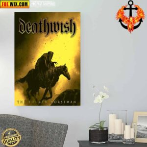 Album The Fourth Horseman By Deathwish Band Upcoming On June 7th 2024 Poster Canvas Home Decor