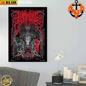 Crimson Rule Tee Of Babymetal Japan Blackink Fox Fest Poster Canvas Home Decor